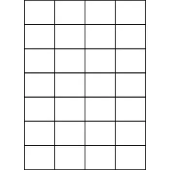 Samolepící etiketa Etikety PRINT 48x38 mm bílé (balení 100xA4)