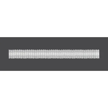 Záclonová řasící páska, stuha, univerzální řasení, transparentní, šířka 2,5cm (v metráži)