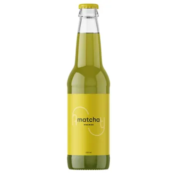 Limonáda Amity Drinks Matcha ananas 330 ml