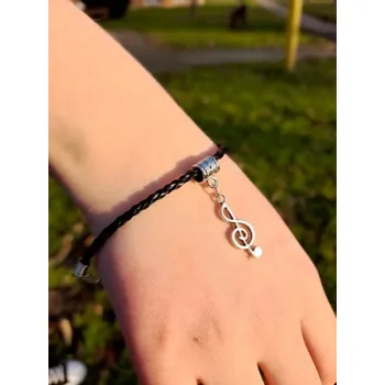 Náramek na ruku - houslový klíč