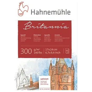 Blok Blok pro akvarel HHM Britania 17x24cm 300g hot pressed (Blok pro akvarel HHM Britania 17x24cm 300g hot pressed)