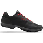 GIRO Cyklistické tretry - GAUGE - černá/červená 46