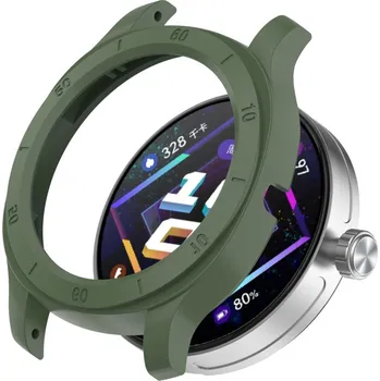 Ostatní příslušenství k chytrým hodinkám VSECHNONAMOBIL 56089 PC HALF COVER Plastový kryt Huawei Watch GT Cyber tmavě zelený
