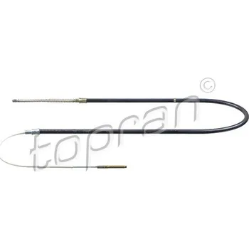 Lanko parkovací brzdy Tažné lanko, parkovací brzda, , 1H0609721D, TOPRAN, 108 603