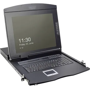 KVM přepínač Digitus DS-72211-2US 8 portů KVM konsole VGA 1366 x 768 Pixel