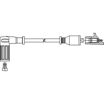 Zapalovací kabel zapalovací kabel, , BREMI, 724/31