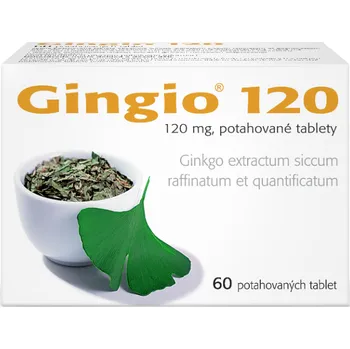 Sandoz Gingio 120 mg Přípravek na podporu paměti a spánku Sandoz Gingio 120 mg