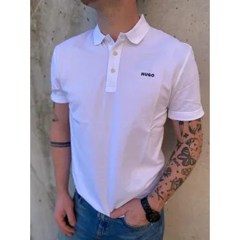 Pánské polotričko HUGO 50466182 bílé Velikost: XXL