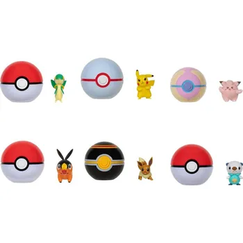 Figurka ORBICO Pokémon Poké Ball Clip 'n' Go Asst.
