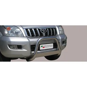 Tuning Přední ochranný rám Medium TOYOTA Land Cruiser 120/125 2003-08 Misutonida EC/MED/138 Leštěný nerez