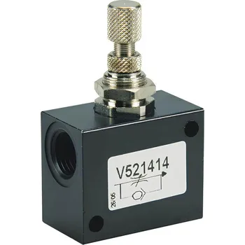 Ventil Pneumatics & Hydraulics Šrtící ventil s vnitř. závitem, jednostranně šrkcený G1/2"