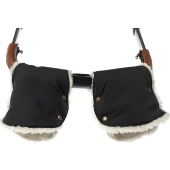 Rukavice Jako v Peřince Vlněné rukavice na kočárek Merino softshell 10 černé S