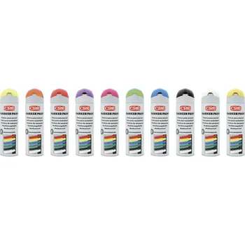 Barva ve spreji CRC 10160-AA MARKER PAINT – Značkovací barva modrá (fluorescenční) 500 ml