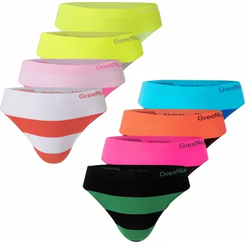 Kalhotky GREENICE Dámské bezešvé kalhotky GREE-3372 3ks Barva: Mix, Velikost: M/L