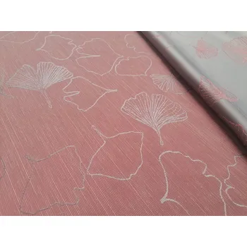 BYTEMA Dekorační látka GRACE GINKO 37 červená šíře 154 cm