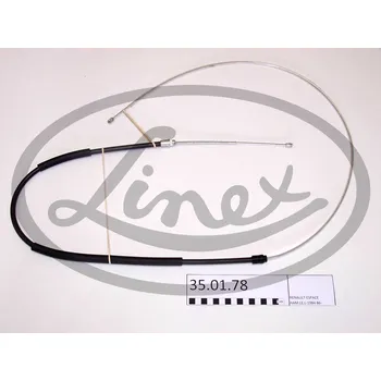 Lanko parkovací brzdy Tazne lanko, provozni brzda, , 6025002628, LINEX, 35.01.78