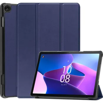 Pouzdro na tablet VSECHNONAMOBIL 57864 LEATHER Zaklápěcí obal pro Lenovo Tab M10 3. generace (TB328FU / TB328XU) modrý