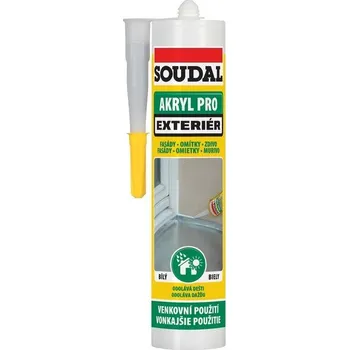 Tmel SOUDAL Akrylový tmel pro exteriér 300ml bílý