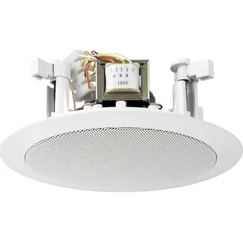 Elektronika Monacor EDL-25 ELA vestavný reproduktor 6 W 100 V bílá 1 ks