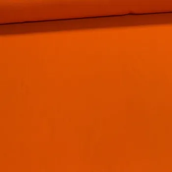 Bavlněný kepr PROTON 245 ORANGE jednobarevná oranžová, š.150cm (látka v metráži)