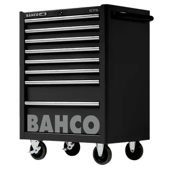 Mobilní dílenský vozík (černý) 1475K8BLACK (vozík s 8 zásuvkami)