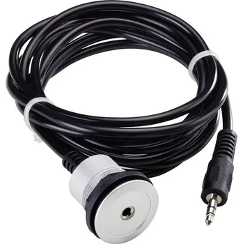 Elektroinstalační materiál Schlegel RRJ_KL3.5 jack audio kabel [1x jack zástrčka 3,5 mm - 1x jack zásuvka 3,5 mm] 2.00 m černá