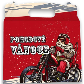 Dárkový potravinový koš Lipoo Dárkový box pro muže Pohodové Vánoce