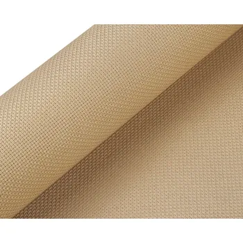 Vyšívací plátno Vyšívací látka KANAVA 5 jednobarevná středně přírodní 380634/4, š.50cm (látka v metráži)