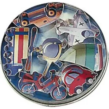 Kuchyňské náčiní Sambonet Paderno Industrie VYKRAJOVÁTKA - DOPRAVNÍ PROSTŘEDKY - 7 ks