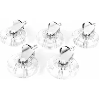 Kolečko Premium Crystal, pogumované, průměr 73mm, čep 11mm