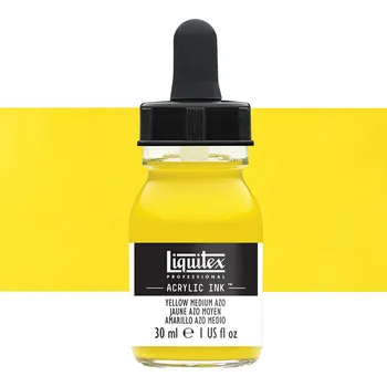 Výtvarná barva Akrylový inkoust Liquitex 30ml - Yellow Medium Azo