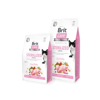 Krmivo pro kočku Brit Care Cat GF Sterilized Sensitive 3x7kg+MYŠKA (+ SLEVA PO REGISTRACI / PŘIHLÁŠENÍ!)