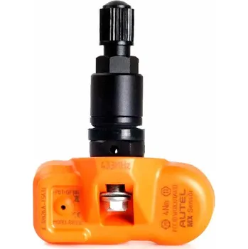 Auto-moto TPMS senzor Clamp-In AUTEL MX433/315B, EU/US 433/315 MHz, ventil hliníkový, elox černý
