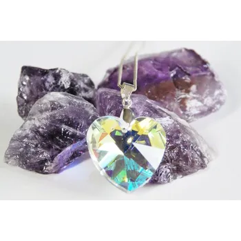 Náhrdelník NÁHRDELNÍK S BROUŠENÝM KŘIŠŤÁLEM