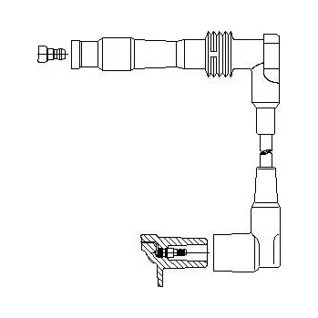 Zapalovací kabel zapalovací kabel, , BREMI, 181/50