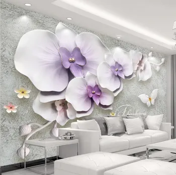 Fototapeta Solution Media 3D tapeta - Fialový květ MU1423 3 - 3D Relief - Vliesová tapeta - 320g/m2