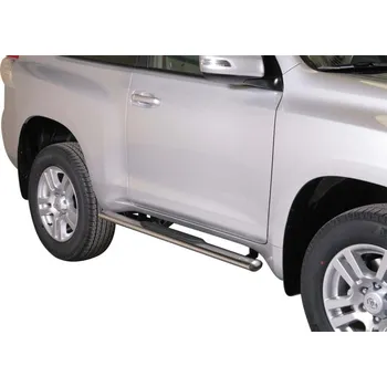 Tuning Boční oválný rám s nášlapy TOYOTA Land Cruiser 150 2009- Misutonida GPO/266 Leštěný nerez