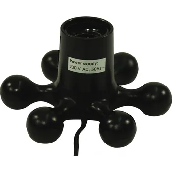 Objímka na žárovku UV lampička chobotnice, černá