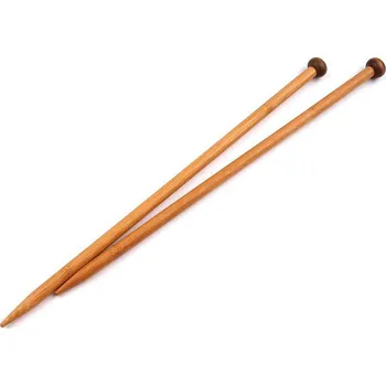 Jehlice Rovné jehlice č. 10 bambus, malé, 1 bambus tmavý