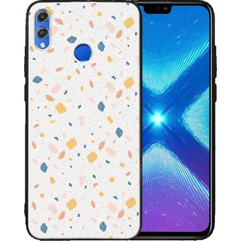 Příslušenství pro tablet VSECHNONAMOBIL 52701 MY ART Ochranný obal Honor 8X-ORANGE TERRAZZO (165)