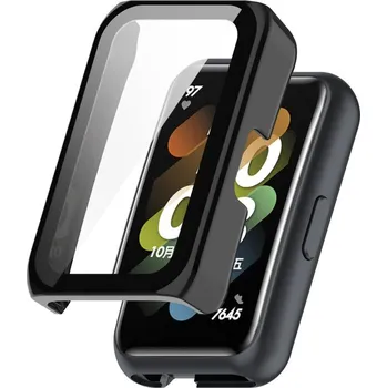 Příslušenství k chytrým hodinkám VSECHNONAMOBIL 49106 Plastový kryt s ochranným sklem pro Huawei Watch Fit mini černý