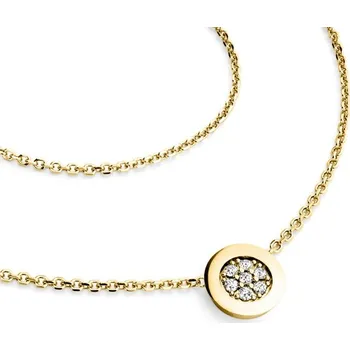 Módní doplněk Dámský náhrdelník přírodní diamant 0.084 ct G/SI brilianty 10902-NH01-ZL délka 40 cm