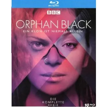 Blu-ray film Orphan Black - Die komplette Serie, 10 Blu-ray: Alle 5 Staffeln - Alle 50 Episoden – Tatiana Maslany,Dylan Bruce,Jordan Gavaris (DE)