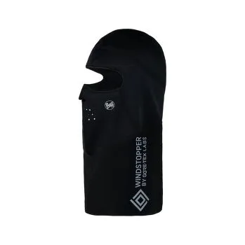 Čepice Buff Windproof Balaclava SOLID BLACK černá S/M