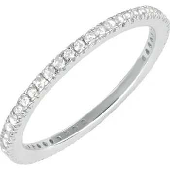 Prsten Dámský prsten bílé zlato 585/1000 přírodní diamant 0.467 ct GKW43329 velikost 53