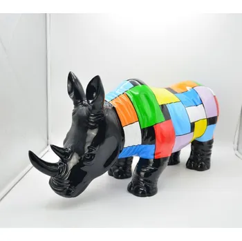 Zahradní dekorace Socha Nosorožec 75 x 26 x 38cm II.Jakost