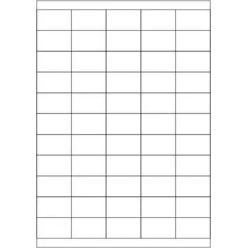 Samolepící etiketa Etikety PRINT 42x25 mm bílé (balení 100xA4)