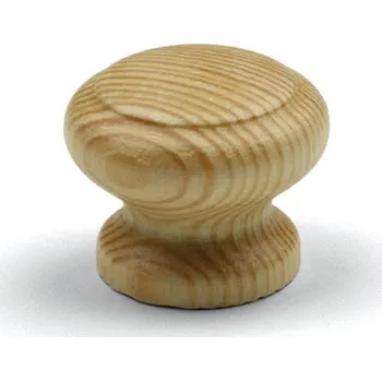 Nábytkové kování TULIP Knop Jura borovice lakovaná+šroubek (TULIP Knop Jura borovice lakovaná+šroubek)