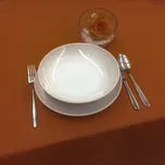 Nešpinivý / teflonový látkový ubrus UNI 3095 SKOŘICOVÁ, 120x160cm (obdélník)