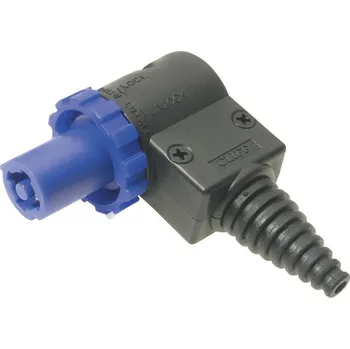 Elektrická zásuvka Cliff FCR20663 síťový konektor FC zástrčka, zahnutá Počet kontaktů: 3 + PE 20 A modrá 1 ks